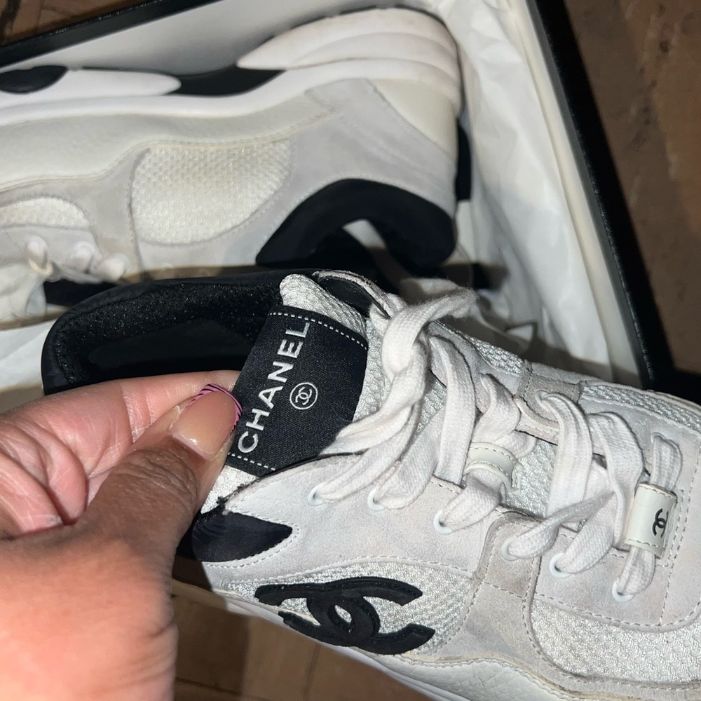 CHANEL Monochrome Athletic Sneakers
